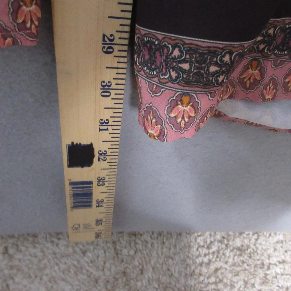 Three Bird Nest Pink and Brown Wide Leg Pants - Picture 8 of 14